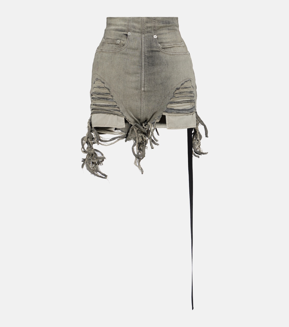 DRKSHDW High-Rise-Jeansshorts | Rick Owens