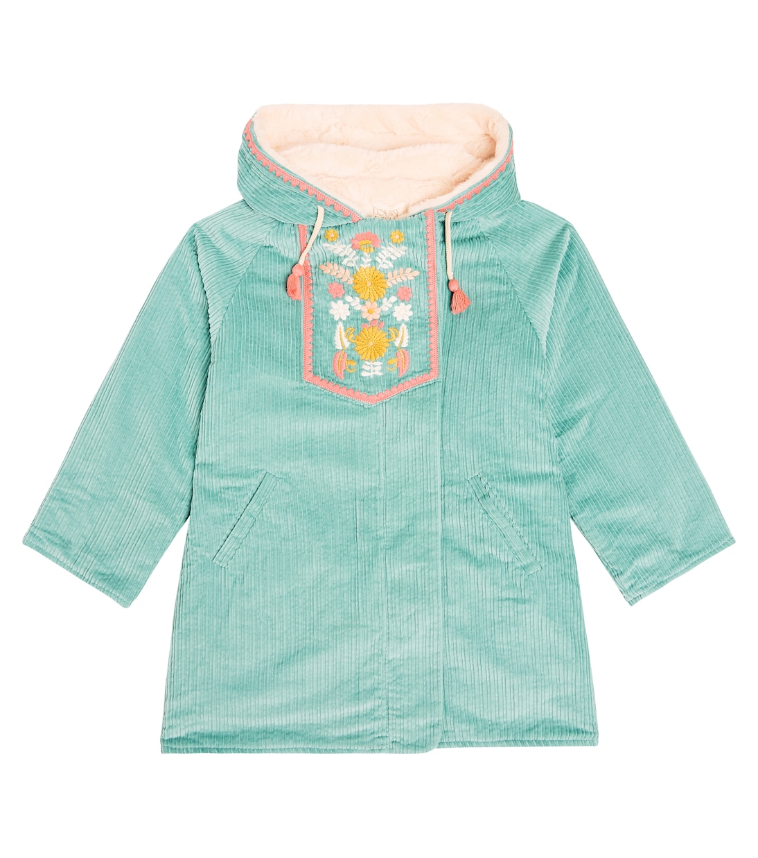 Bacani embroidered cotton corduroy coat | Louise Misha