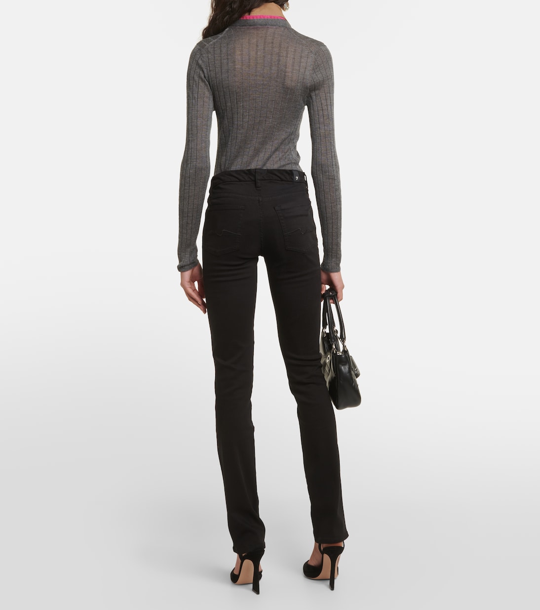 High-Rise Straight Jeans | 7 For All Mankind