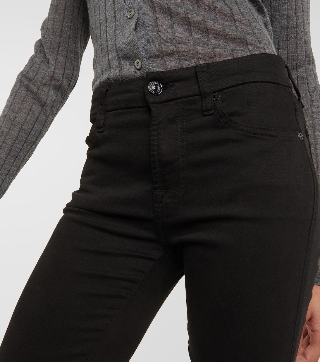 High-Rise Straight Jeans | 7 For All Mankind