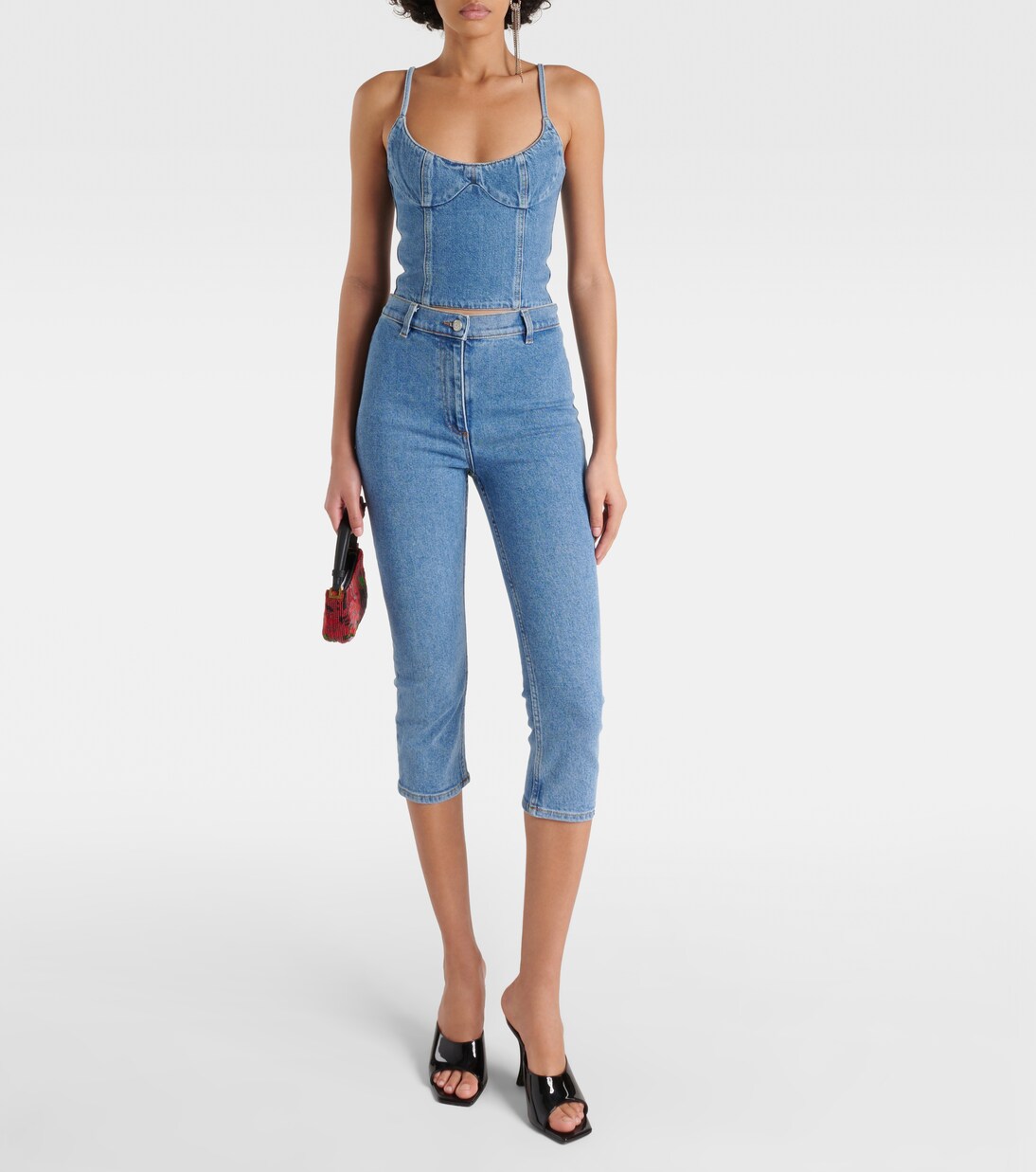 Denim bustier | Magda Butrym