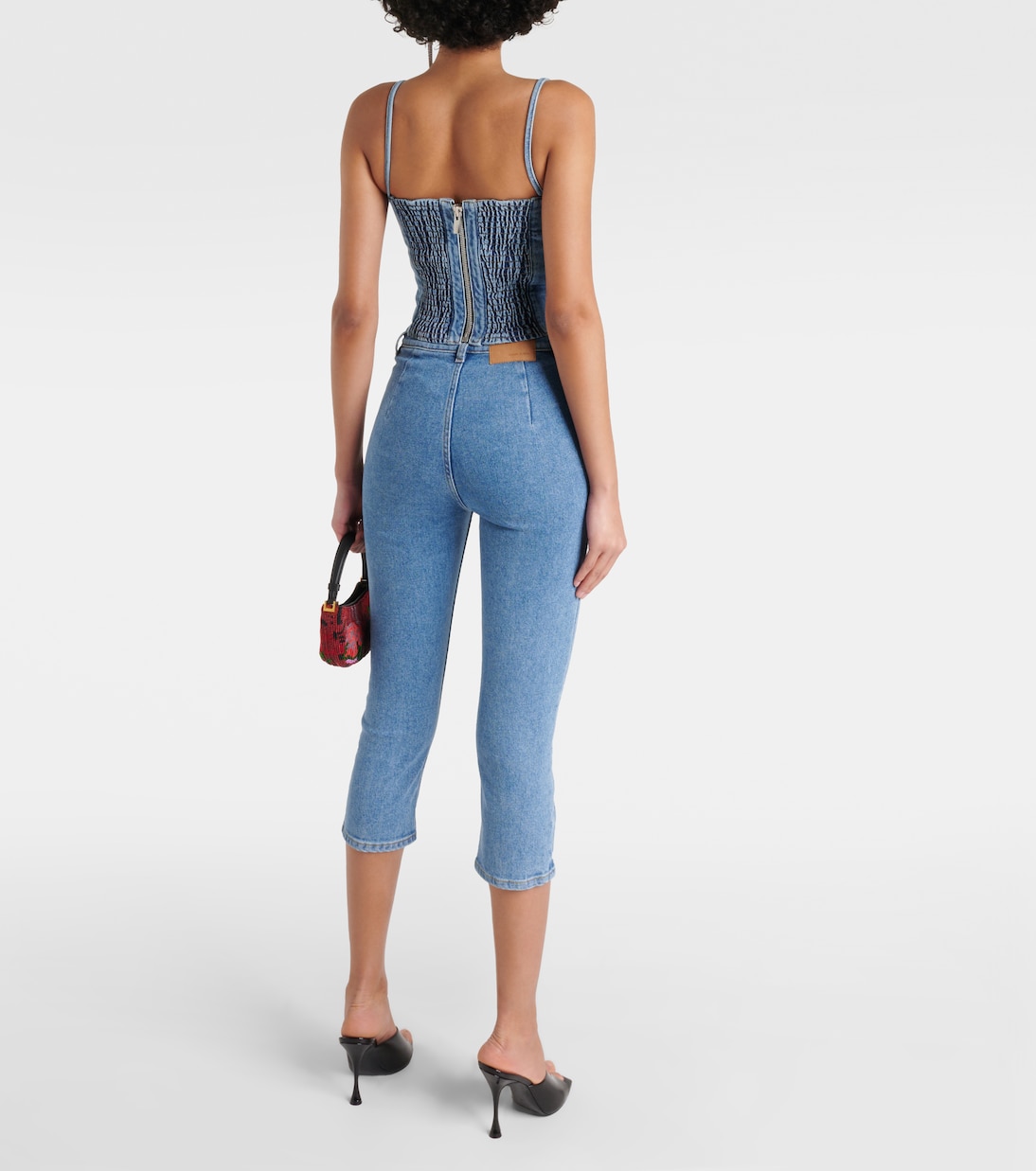 Denim bustier | Magda Butrym