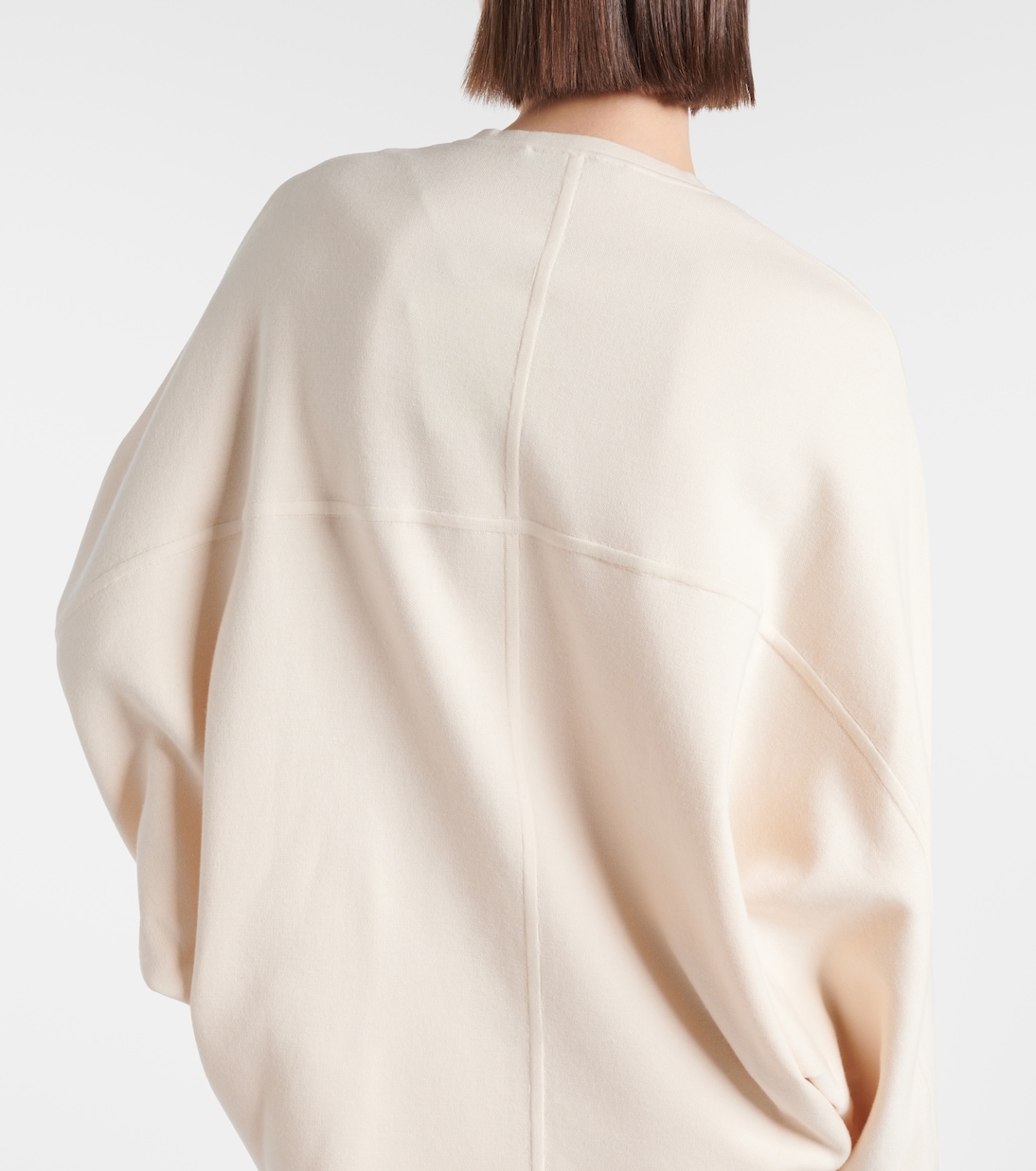 Pull oversize en laine et coton mélangés | Fforme