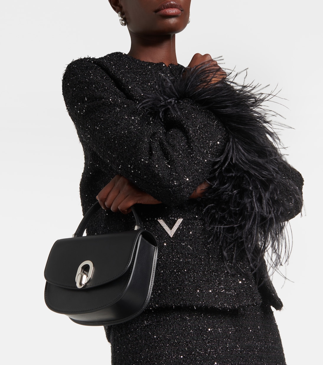 Tote Bag Tondo Mini aus Leder | Savette