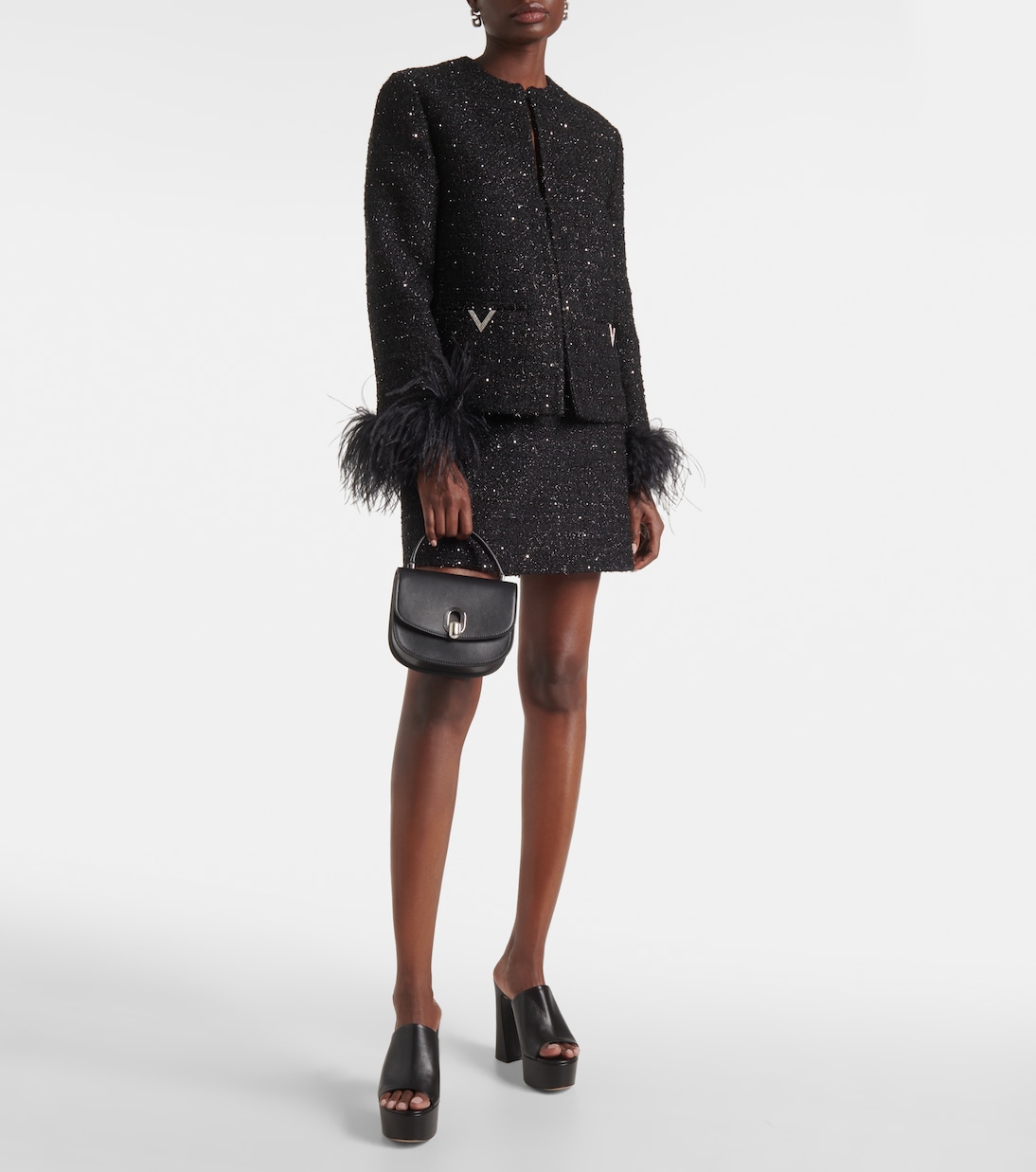 Tote Bag Tondo Mini aus Leder | Savette