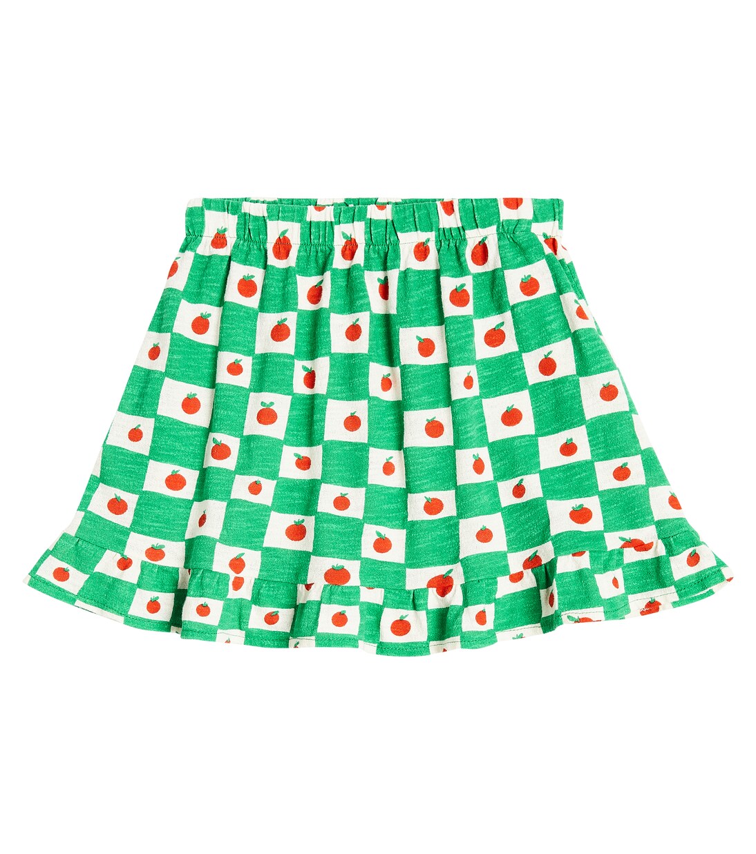 Printed gathered cotton skirt | Bobo Choses