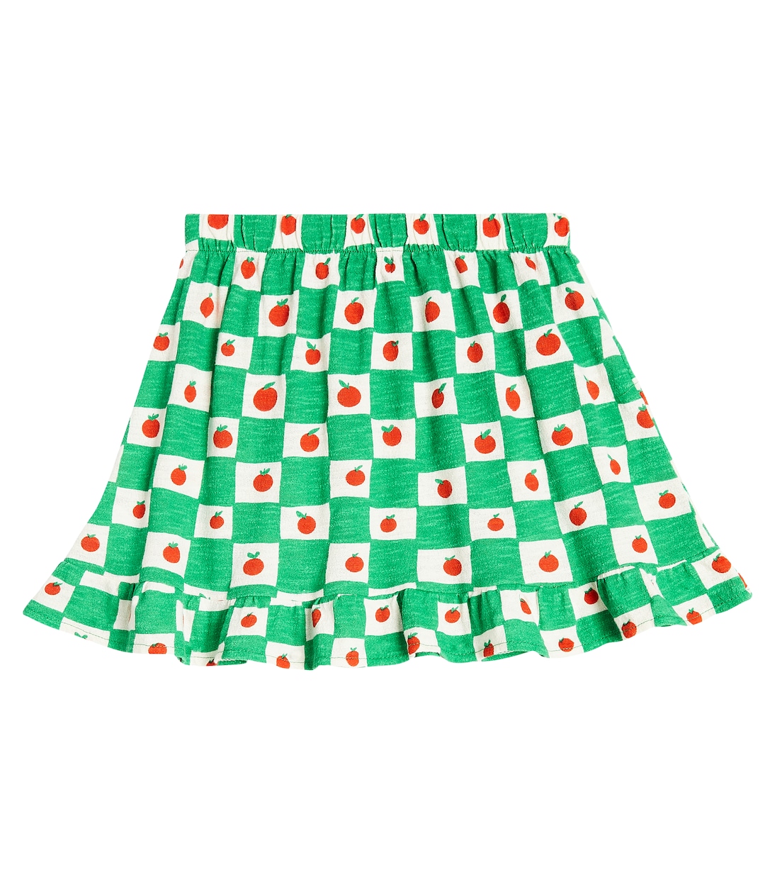 Printed gathered cotton skirt | Bobo Choses