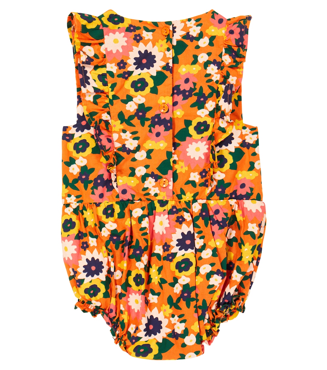 Baby Meerkat floral cotton playsuit  | The Animals Observatory