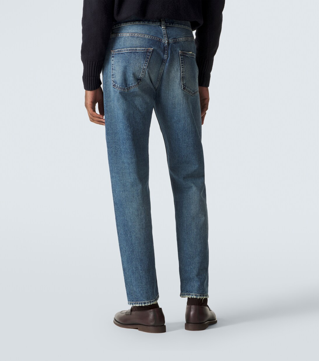 Mid-rise straight jeans | Thom Sweeney