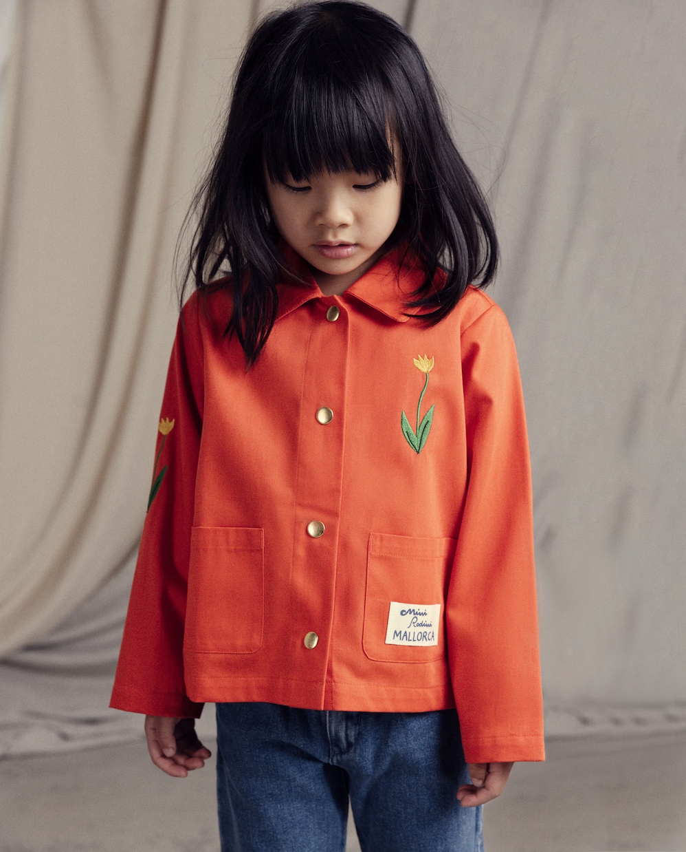 Bestickte Jacke Mallorca aus Baumwolle | Mini Rodini