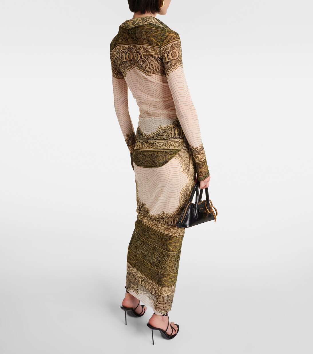 Bedrucktes Hemd aus Mesh | Jean Paul Gaultier