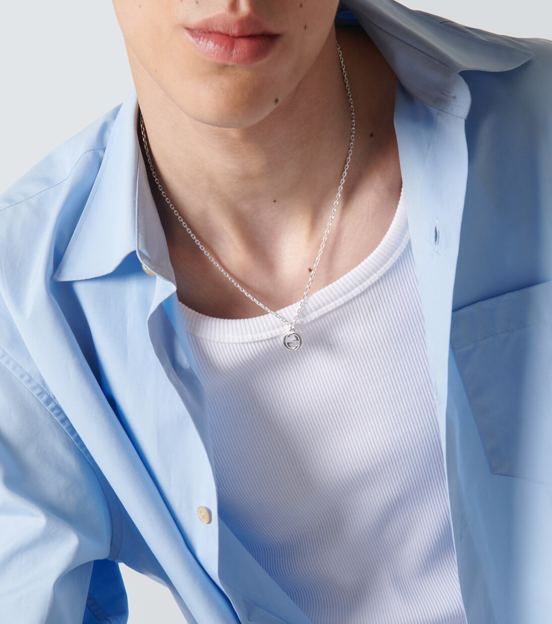 Collana in argento sterling Interlocking G | Gucci