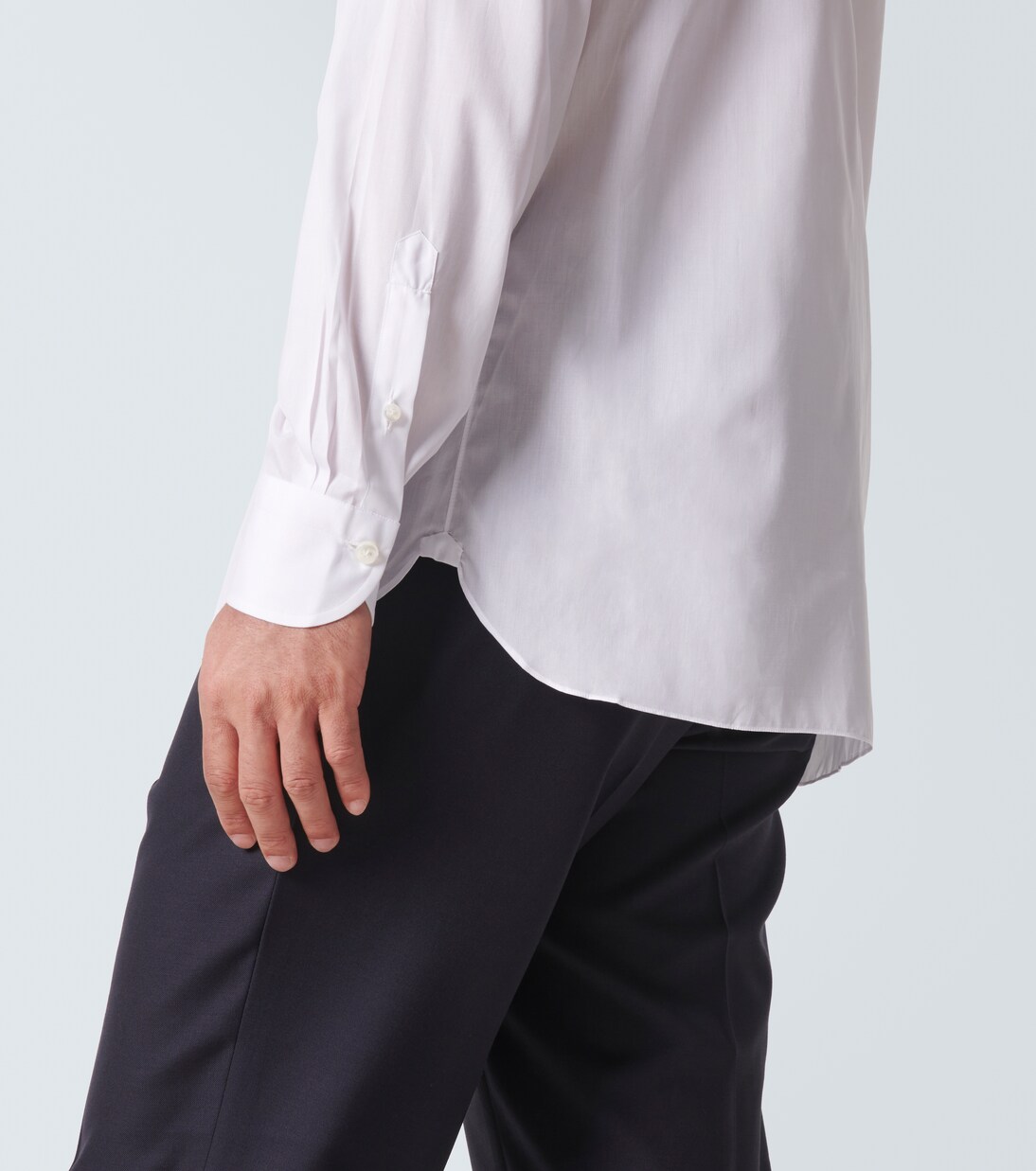 Cotton poplin shirt | Rubinacci