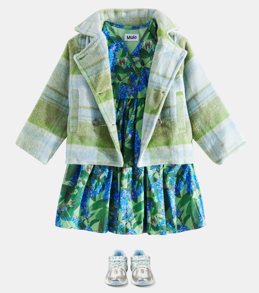 Robe Cassida imprimée en coton | Molo