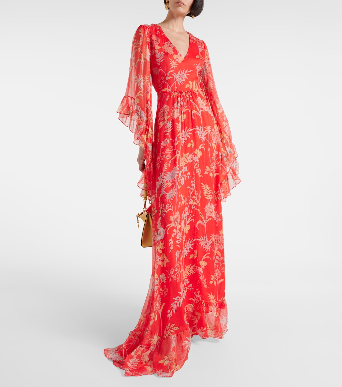 Floral silk gown | Etro
