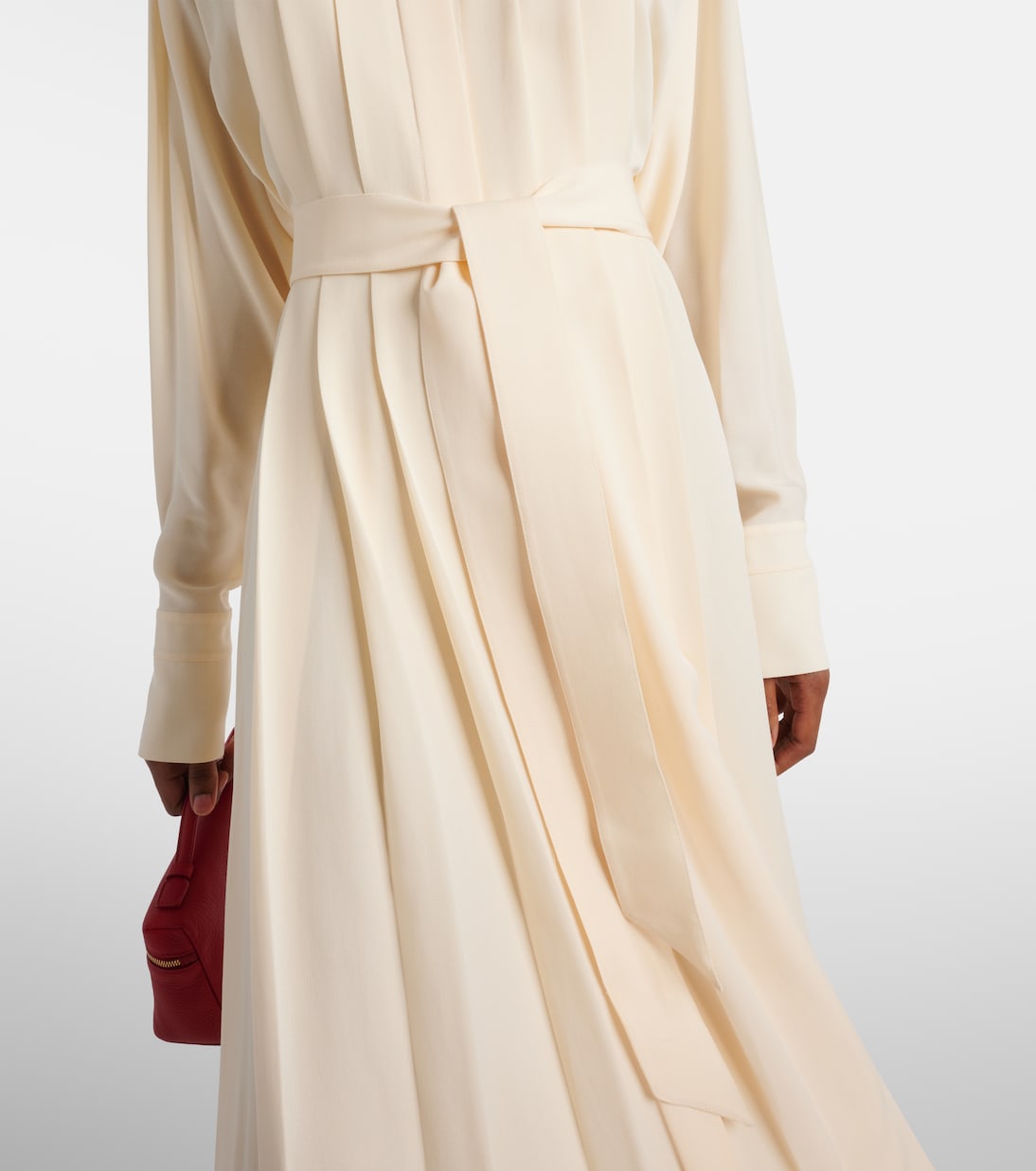 Hemdblusenkleid Lorely aus Georgette | Loro Piana