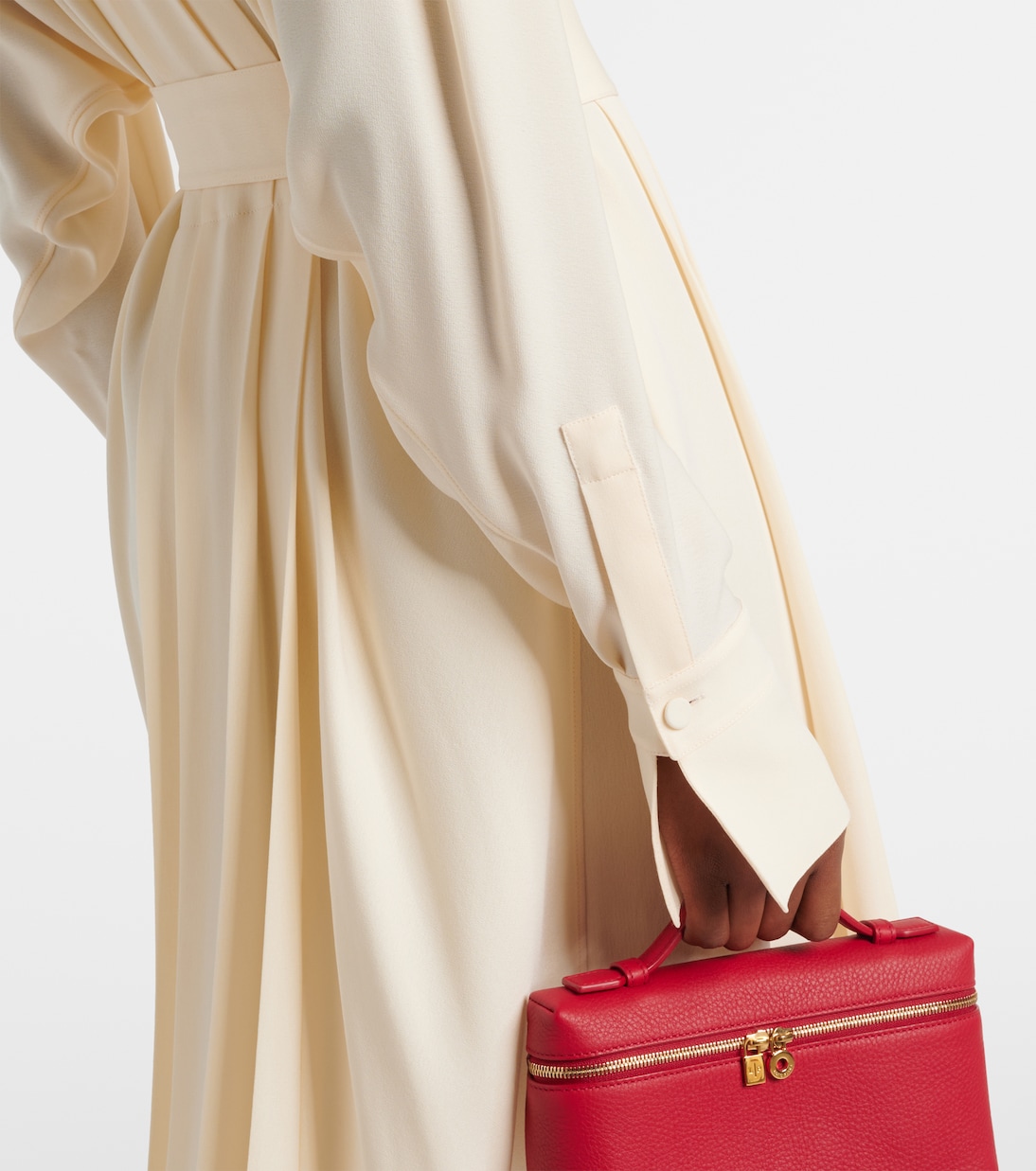 Hemdblusenkleid Lorely aus Georgette | Loro Piana