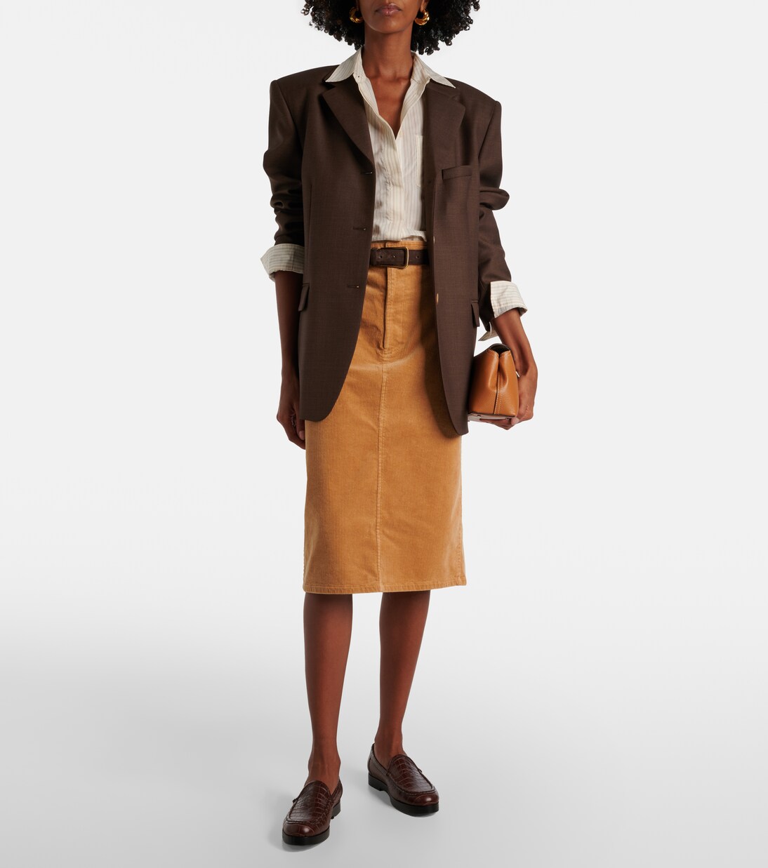 Cotton corduroy pencil skirt | Polo Ralph Lauren