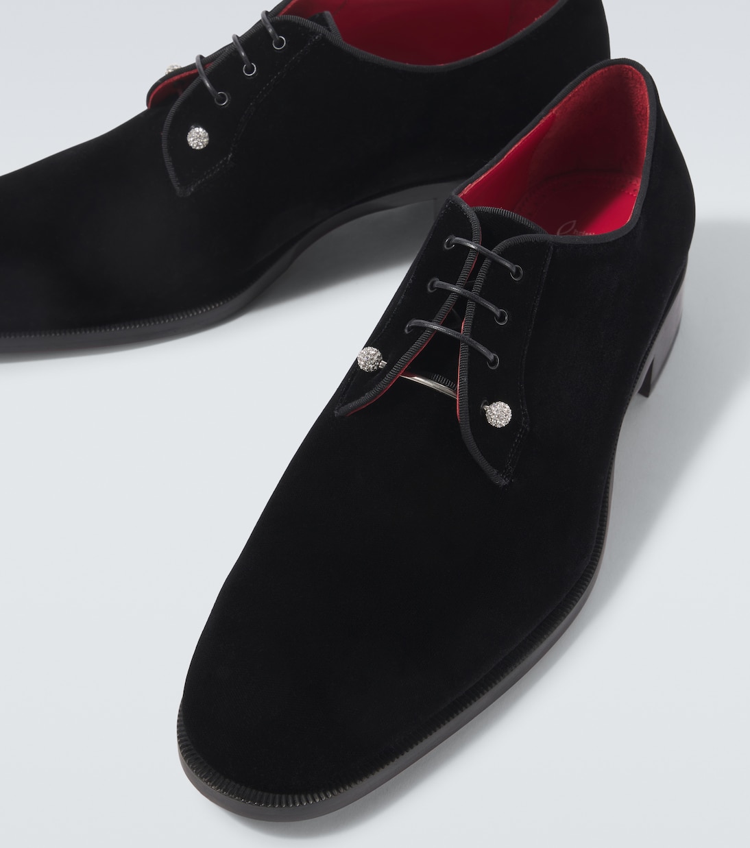 Derbies Chambeliss en velours | Christian Louboutin