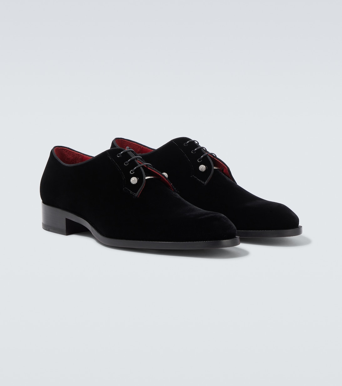 Derbies Chambeliss en velours | Christian Louboutin