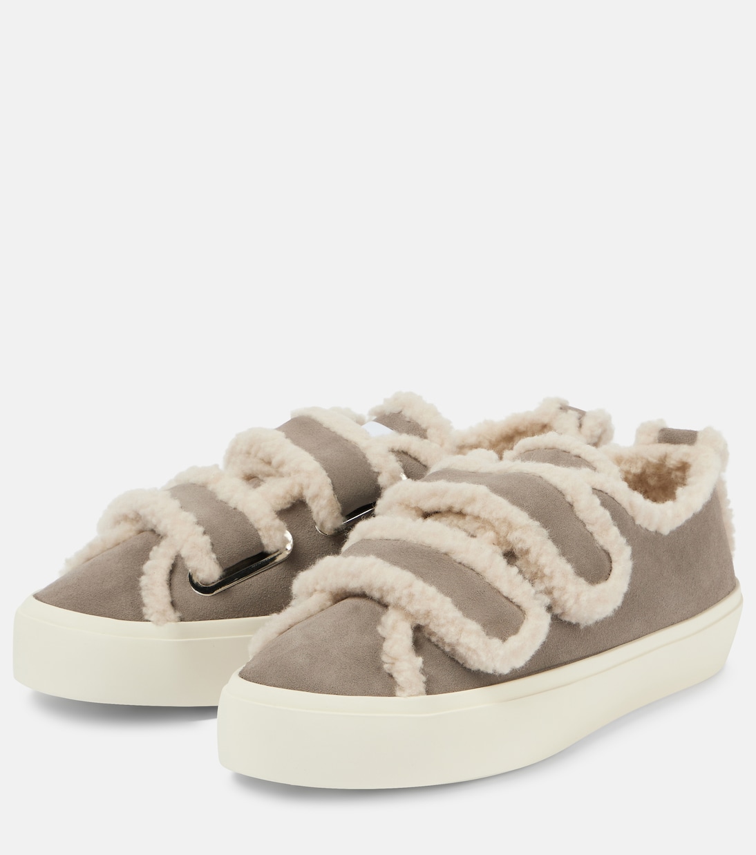 Sneakers in suede con shearling | Inuikii