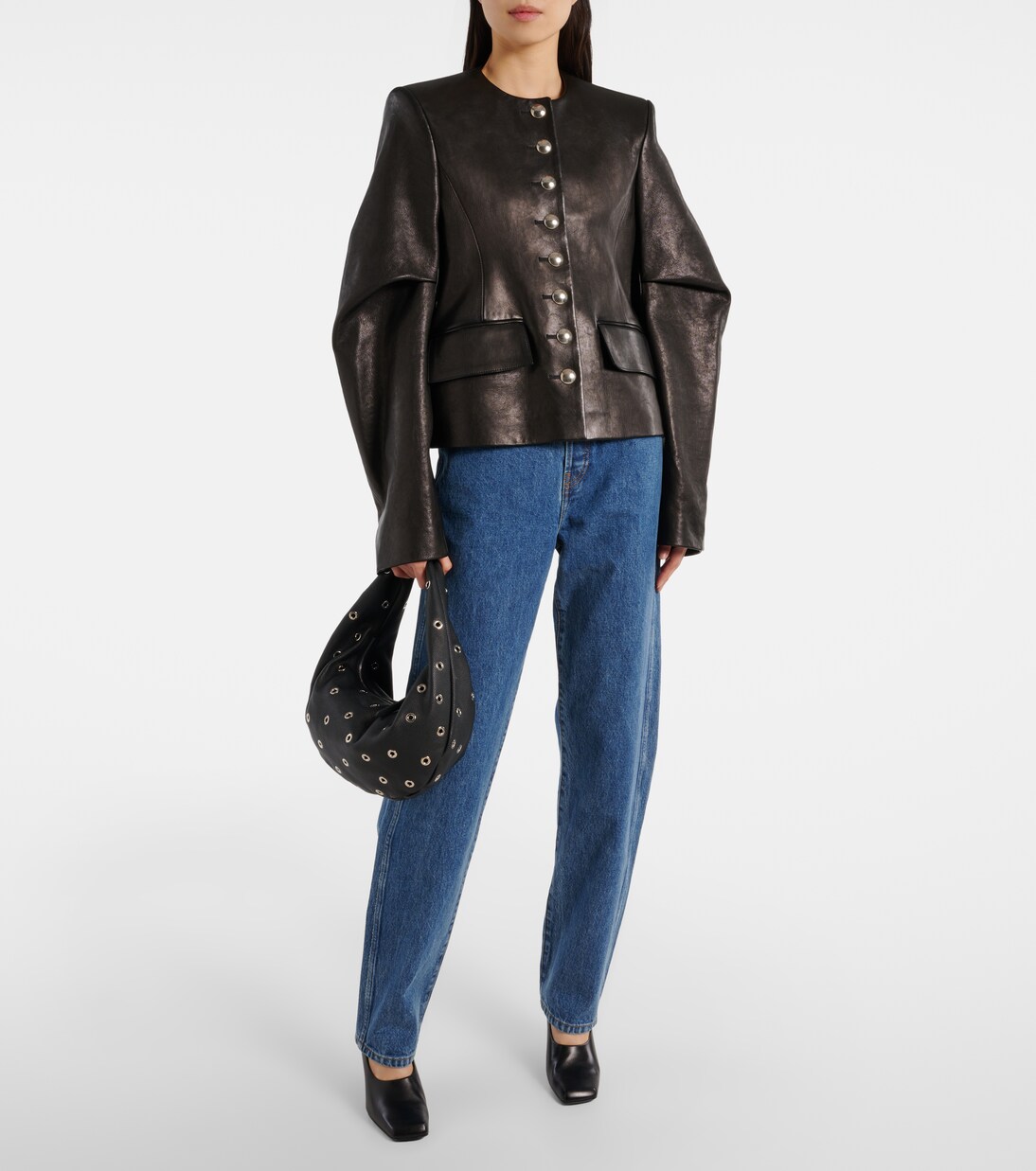 Jean tapered Corben à taille haute | Khaite