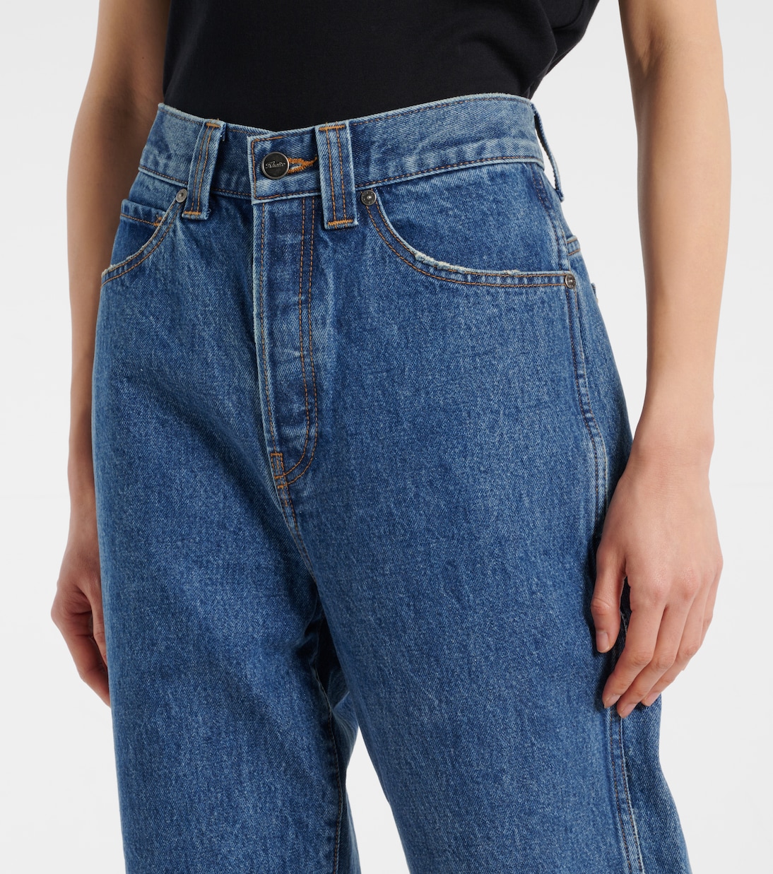 Jean tapered Corben à taille haute | Khaite