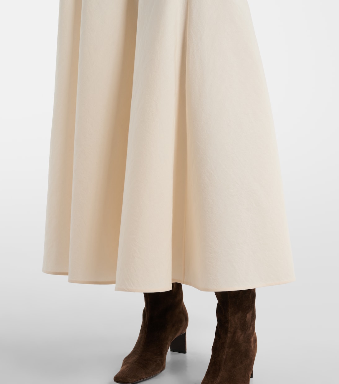 Lenno 실크 코튼 맥시 스커트 | Khaite