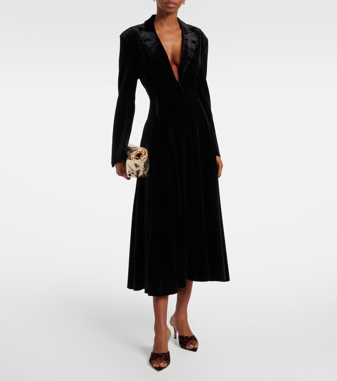 Pantoletten 70 aus Samt | Gianvito Rossi