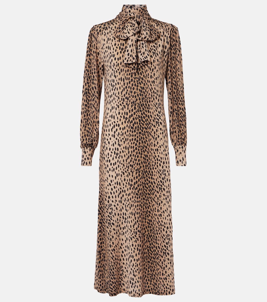 Abito lungo Avalon a pois | Rixo