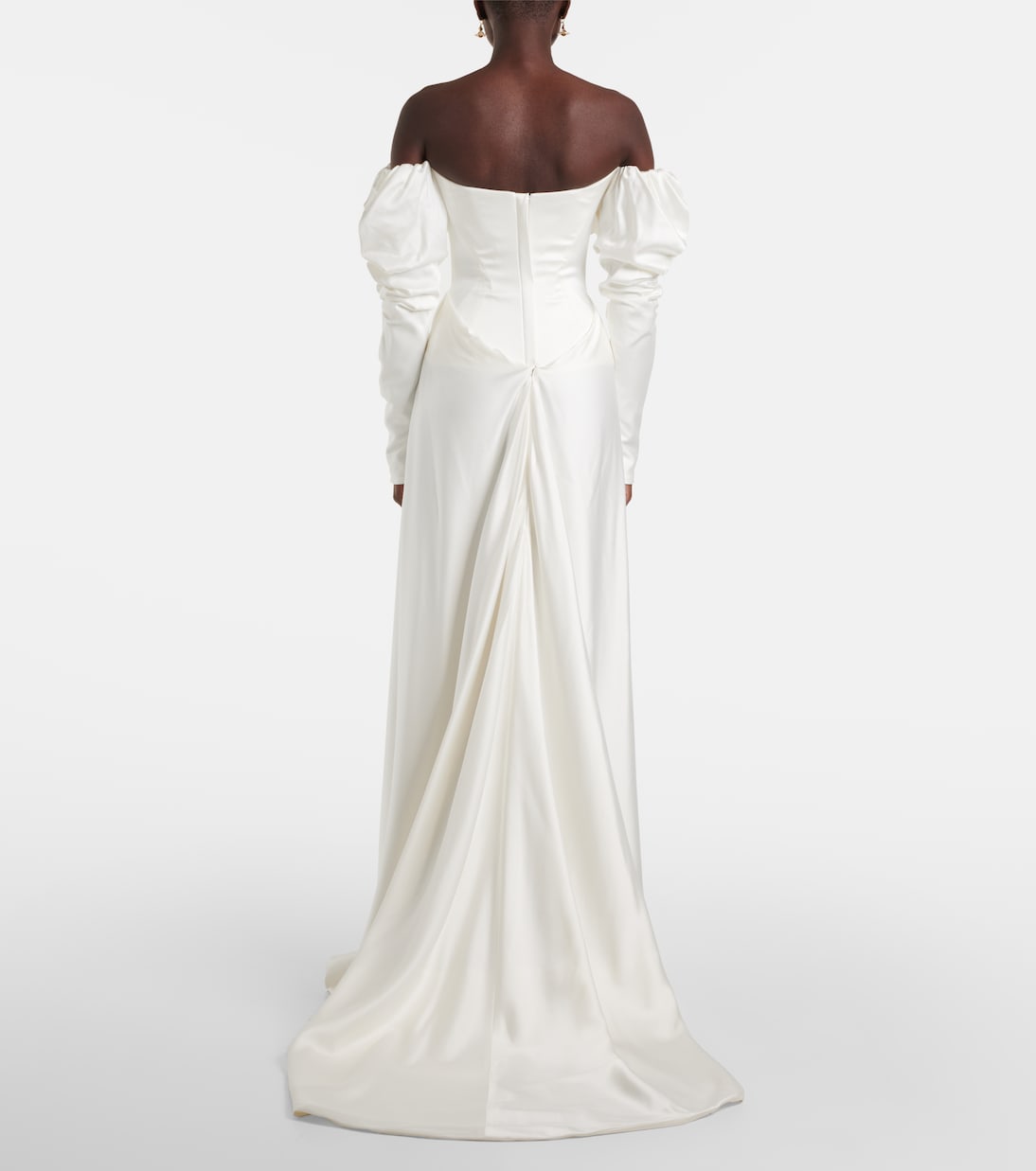 Bridal Ember off-shoulder satin corset gown | Vivienne Westwood