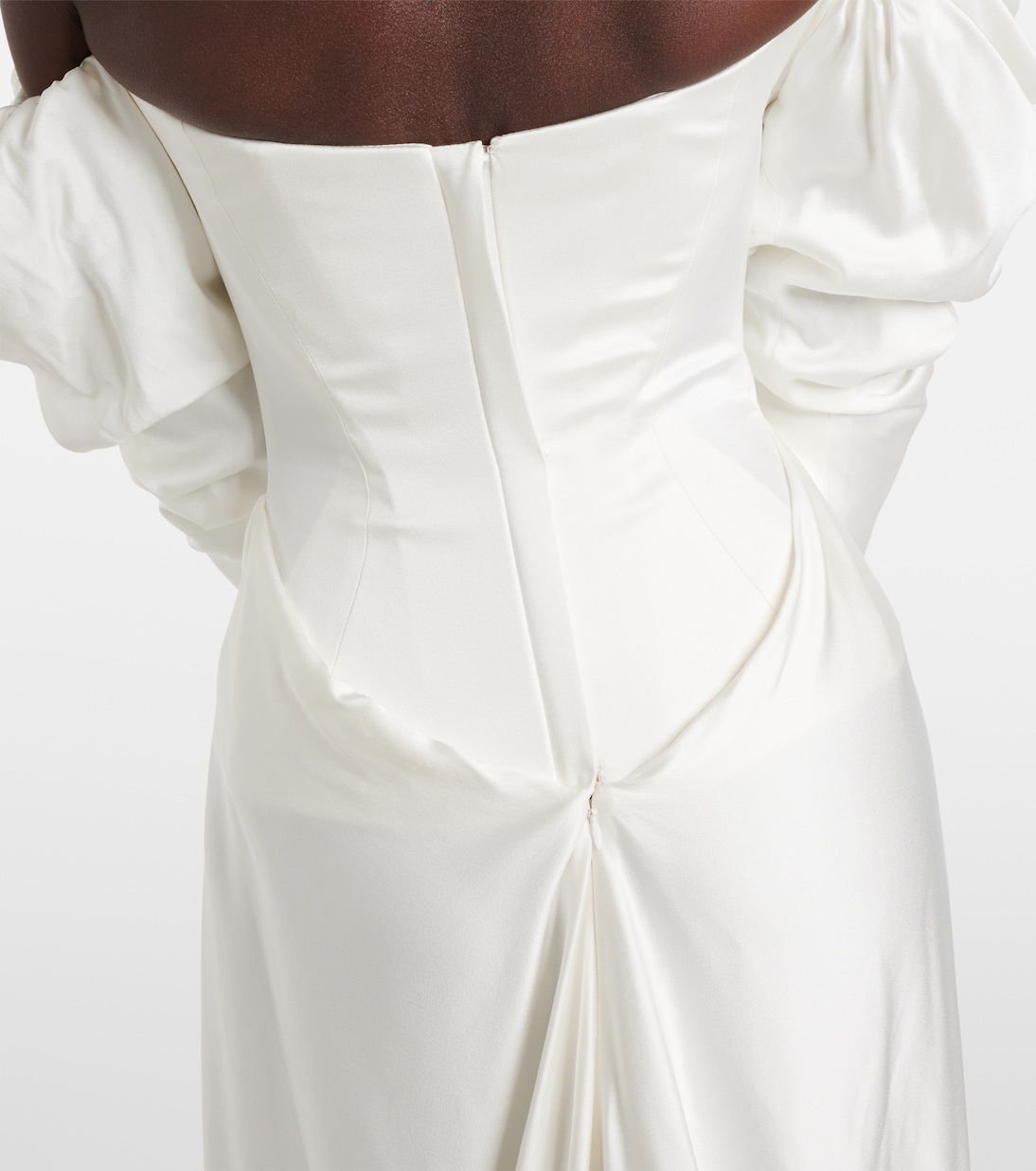 Bridal Ember off-shoulder satin corset gown | Vivienne Westwood