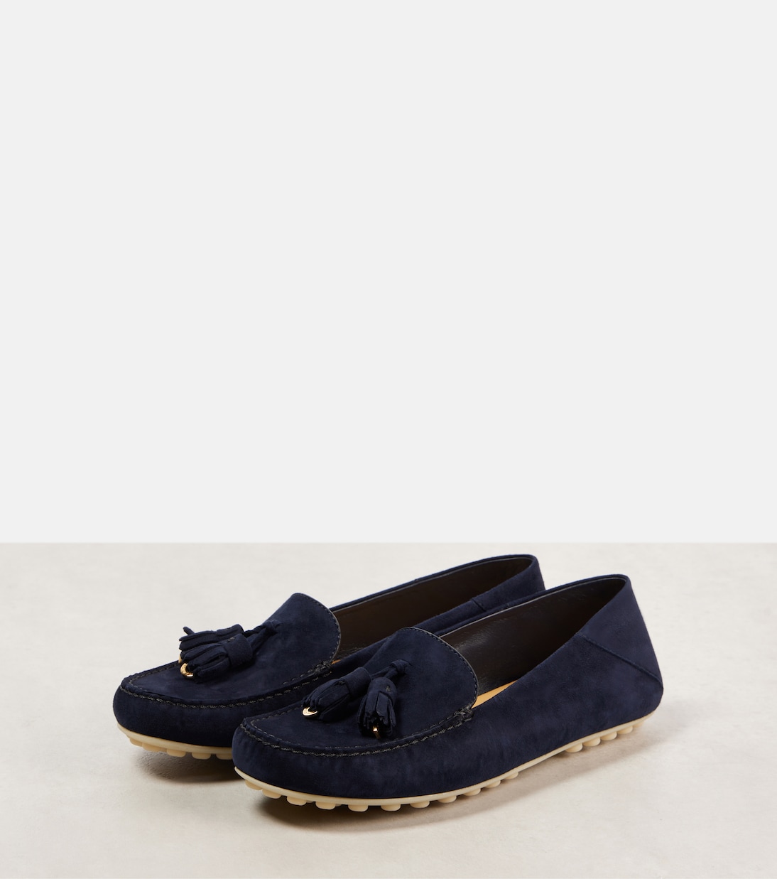 Mokassins Dot Sole Walk aus Veloursleder | Loro Piana