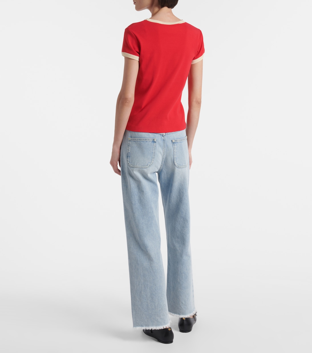 T-Shirt Chez Valentino aus Baumwoll-Jersey | Valentino