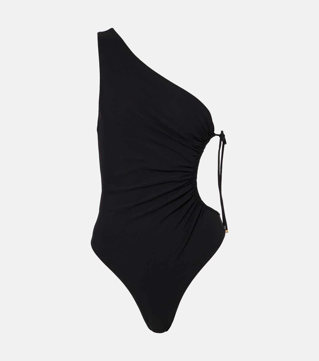 Gathered one-shoulder swimsuit | Saint Laurent