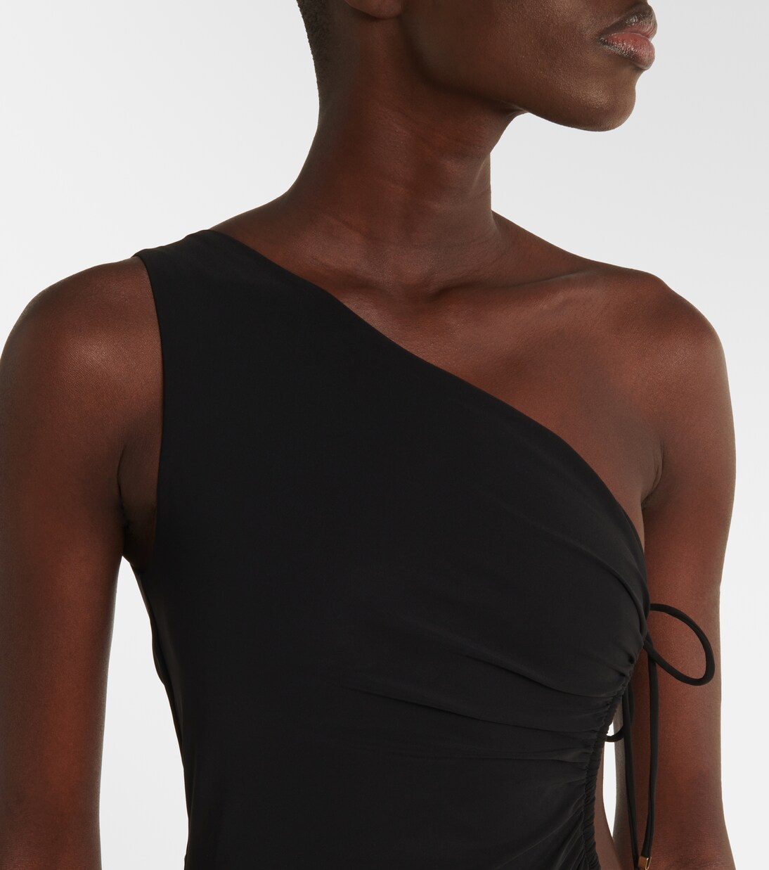 Gathered one-shoulder swimsuit | Saint Laurent