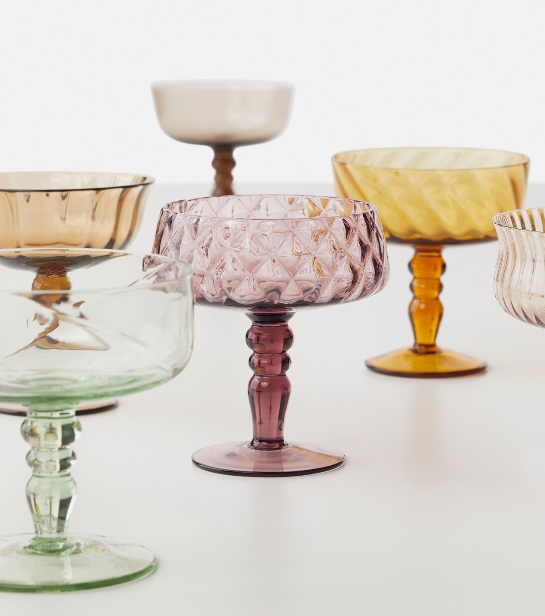 Set aus sechs Champagnerschalen | Bitossi