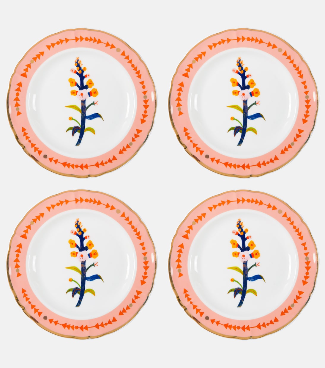 Betonica set of 4 dessert plates | Bitossi