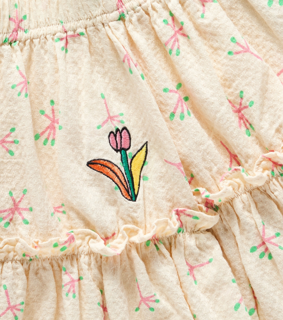 Camisa Candy Flower de algodón con volantes | Jellymallow