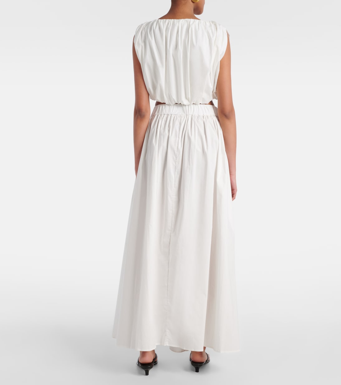 Crop top Inamorata en mezcla de algodón | Adriana Degreas