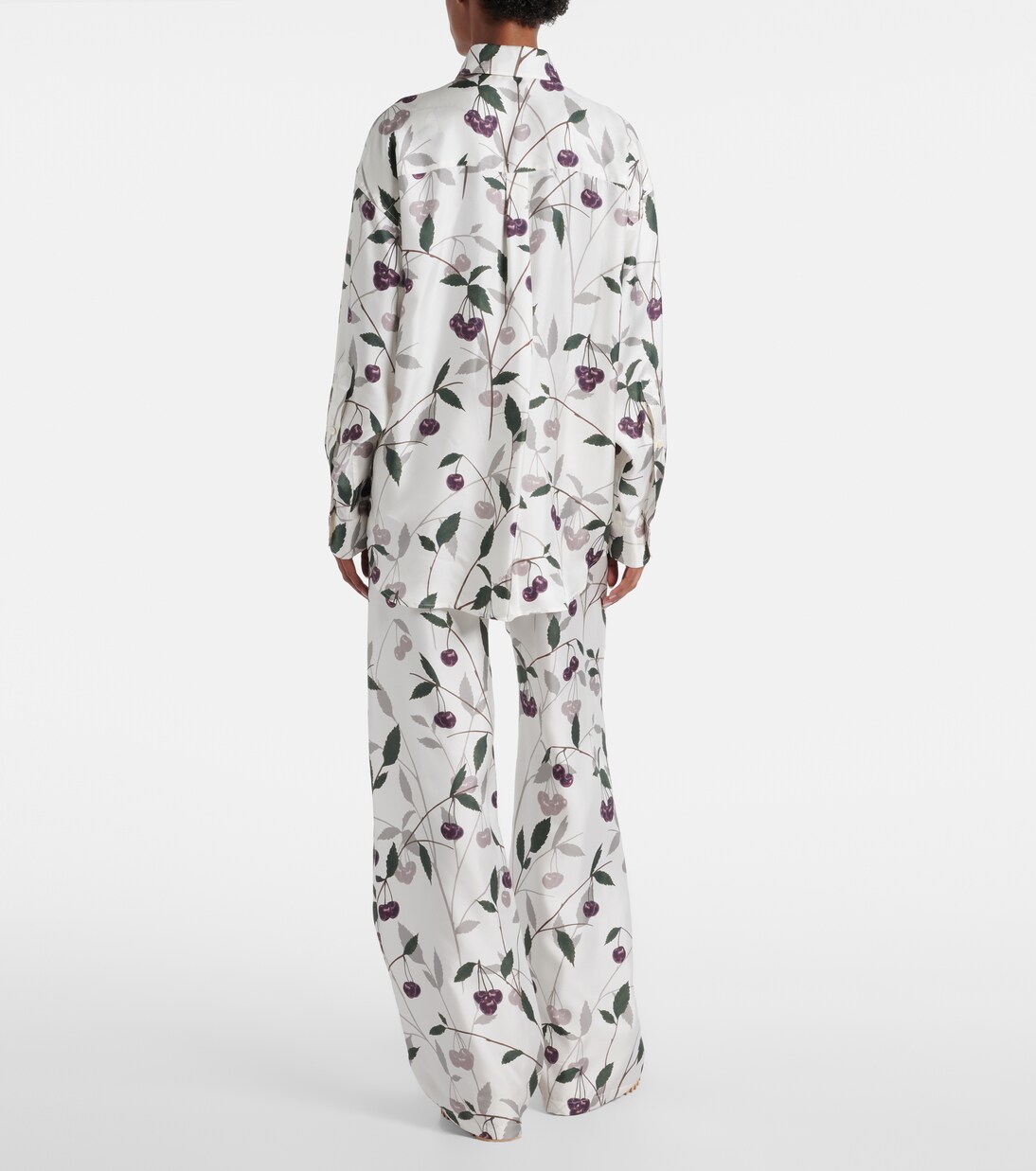 Printed silk twill shirt | Stella McCartney