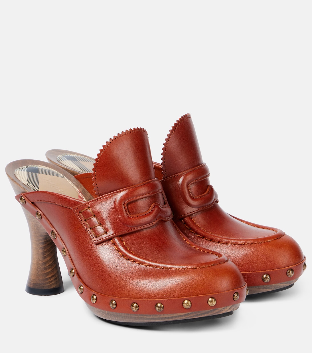 75 leather mules | Burberry