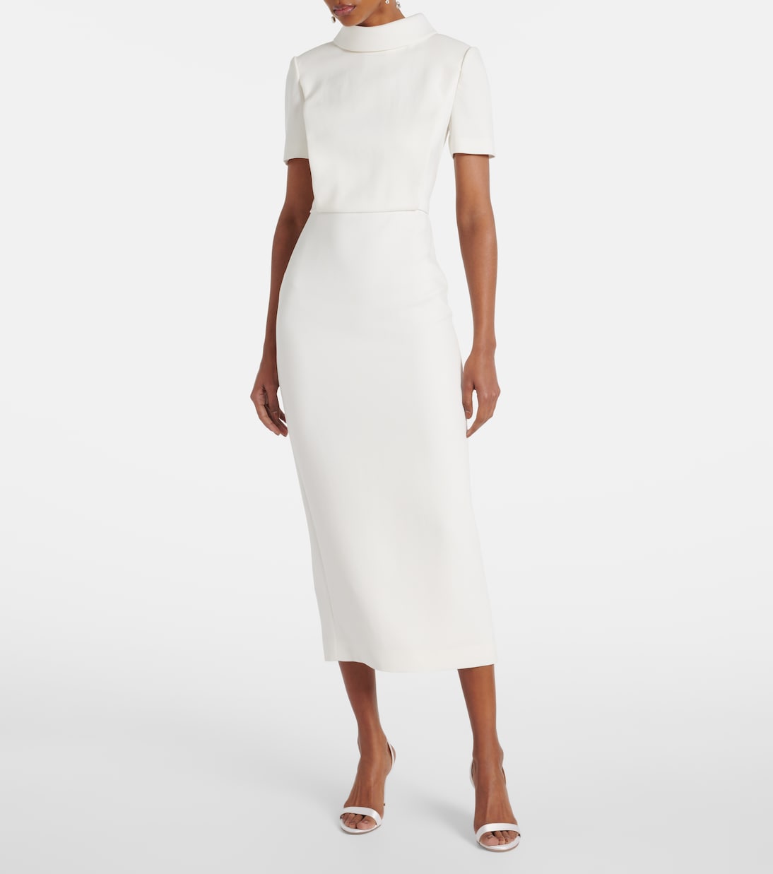 Bridal cady midi dress | Roland Mouret