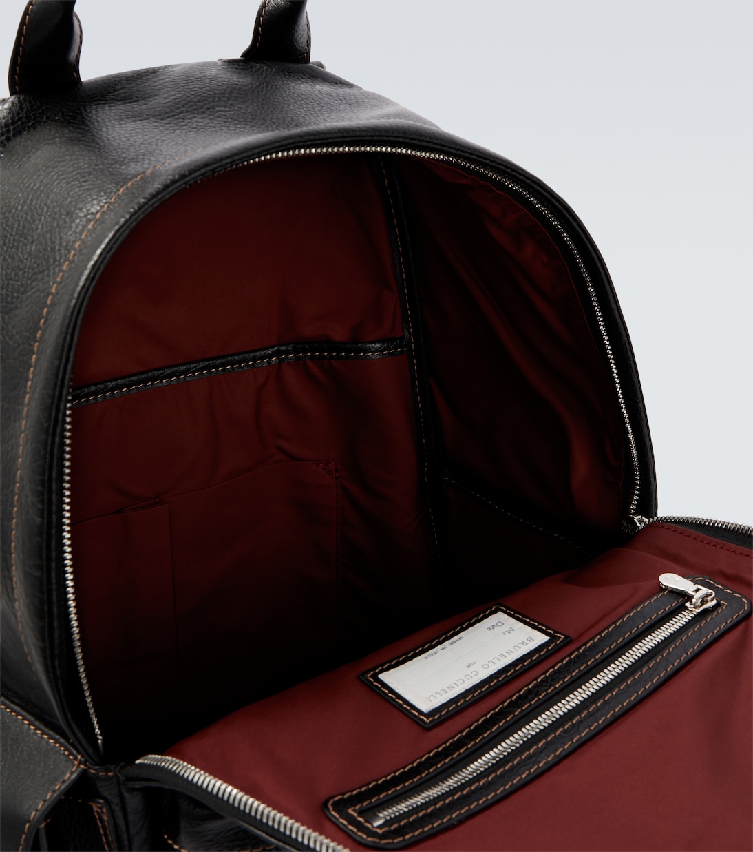 Leather backpack | Brunello Cucinelli