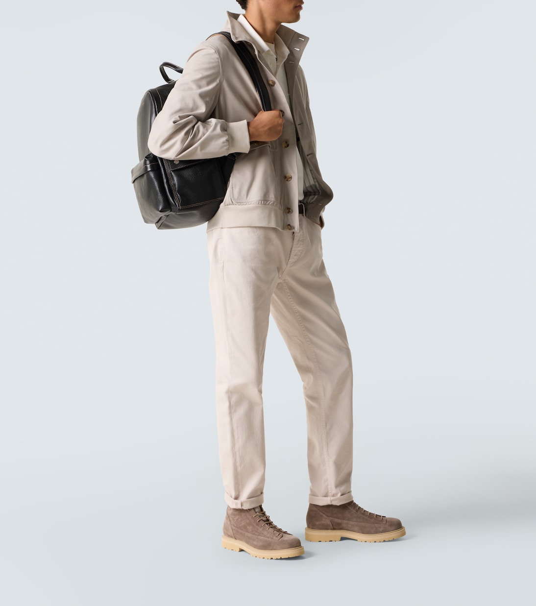 Leather backpack | Brunello Cucinelli