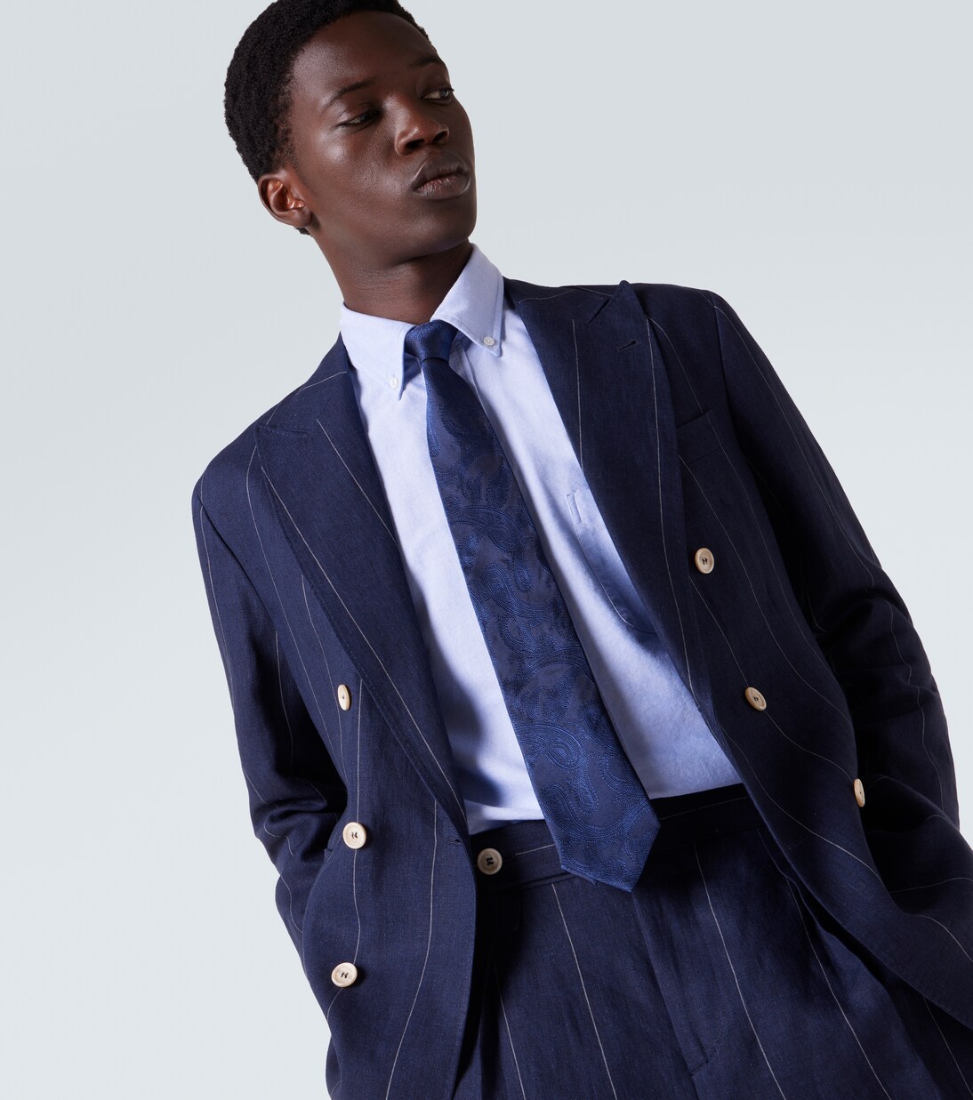 Paisley jacquard silk tie | Brunello Cucinelli