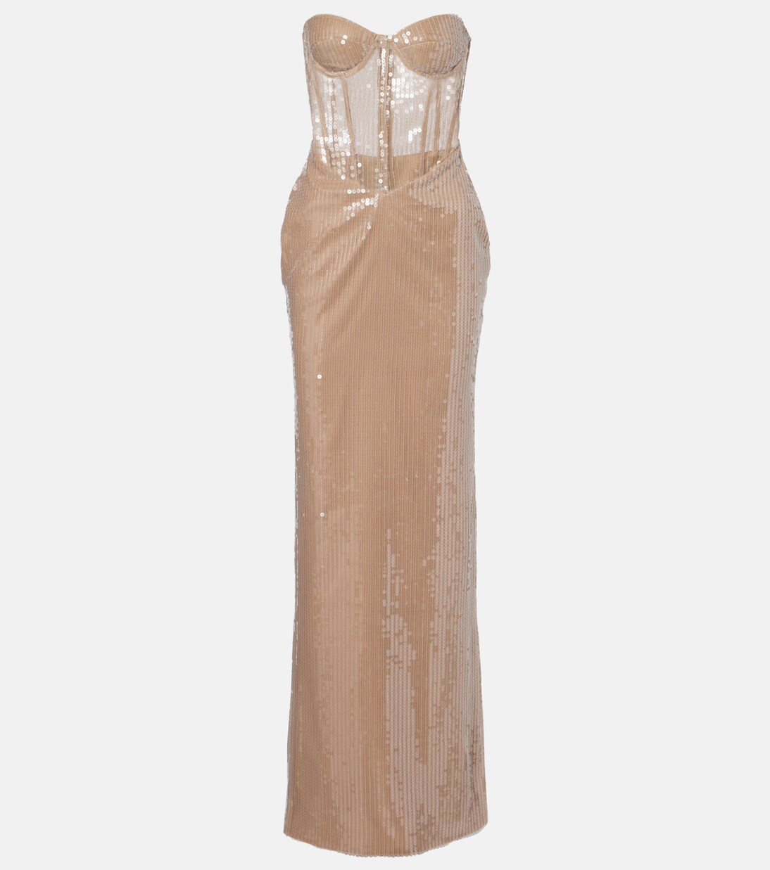 Robe bustier Tara à sequins | The New Arrivals Ilkyaz Ozel