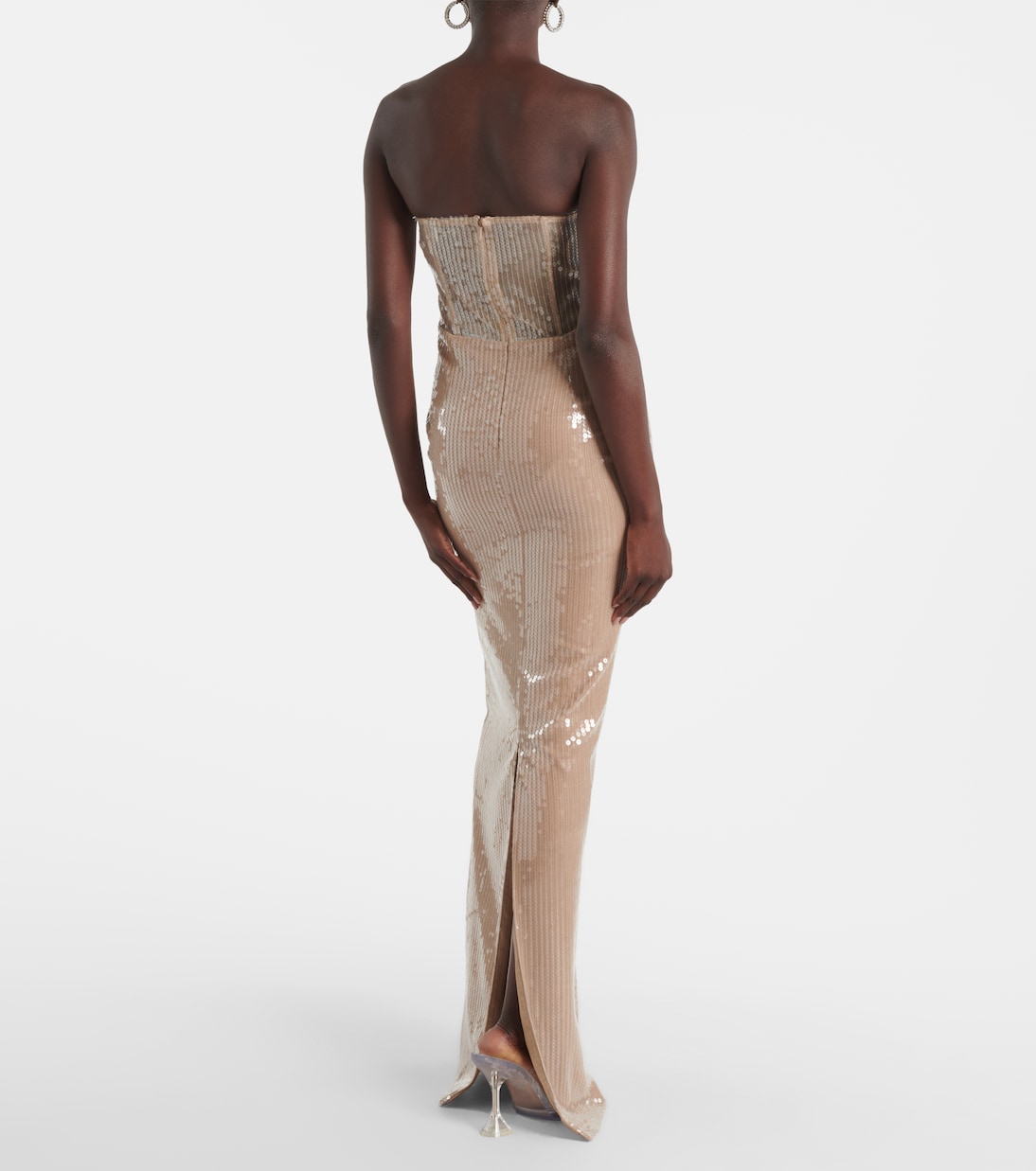 Robe bustier Tara à sequins | The New Arrivals Ilkyaz Ozel