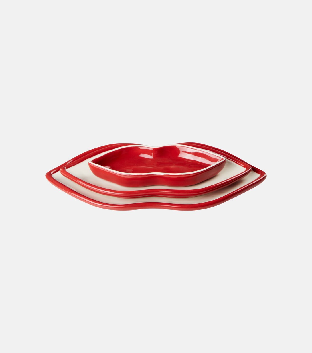 Set Les Objets Mouleversants Lips aus drei Servierplatten by Wouters & Hendrix | Serax