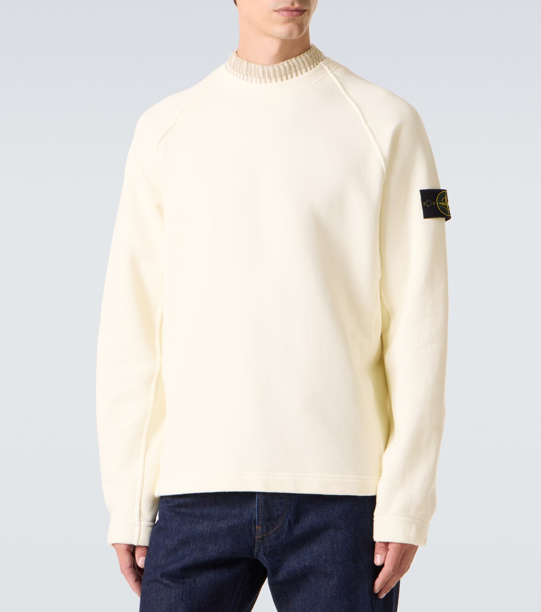 Compass cotton fleece sweatshirt | Stone Island